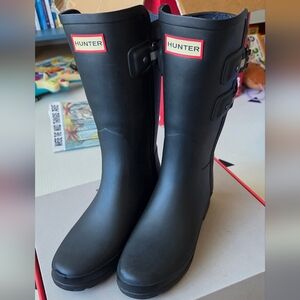 Black Rain Boots